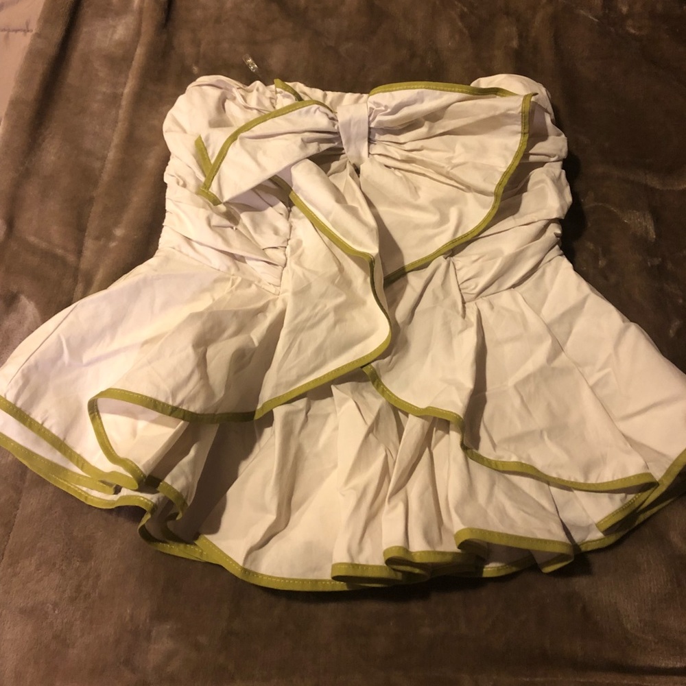 Women’s tube top ruffle top size small